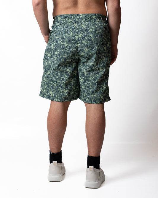 Bermuda Colmar in nylon con stampa all-over uomo