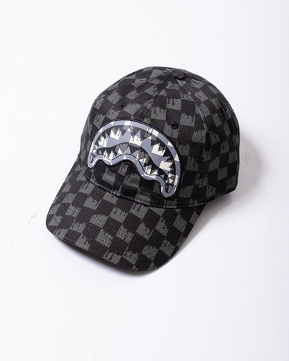 Cappello Sprayground con visiera e logo in pelle ricamato