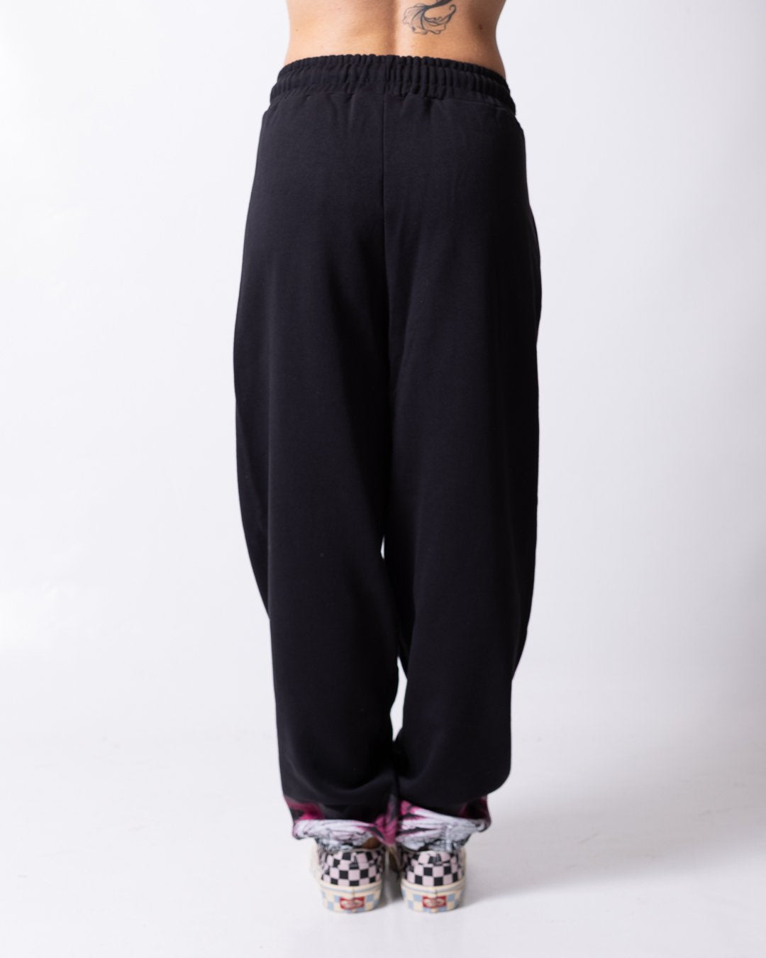Pantalone County of Milan con grafica ali donna