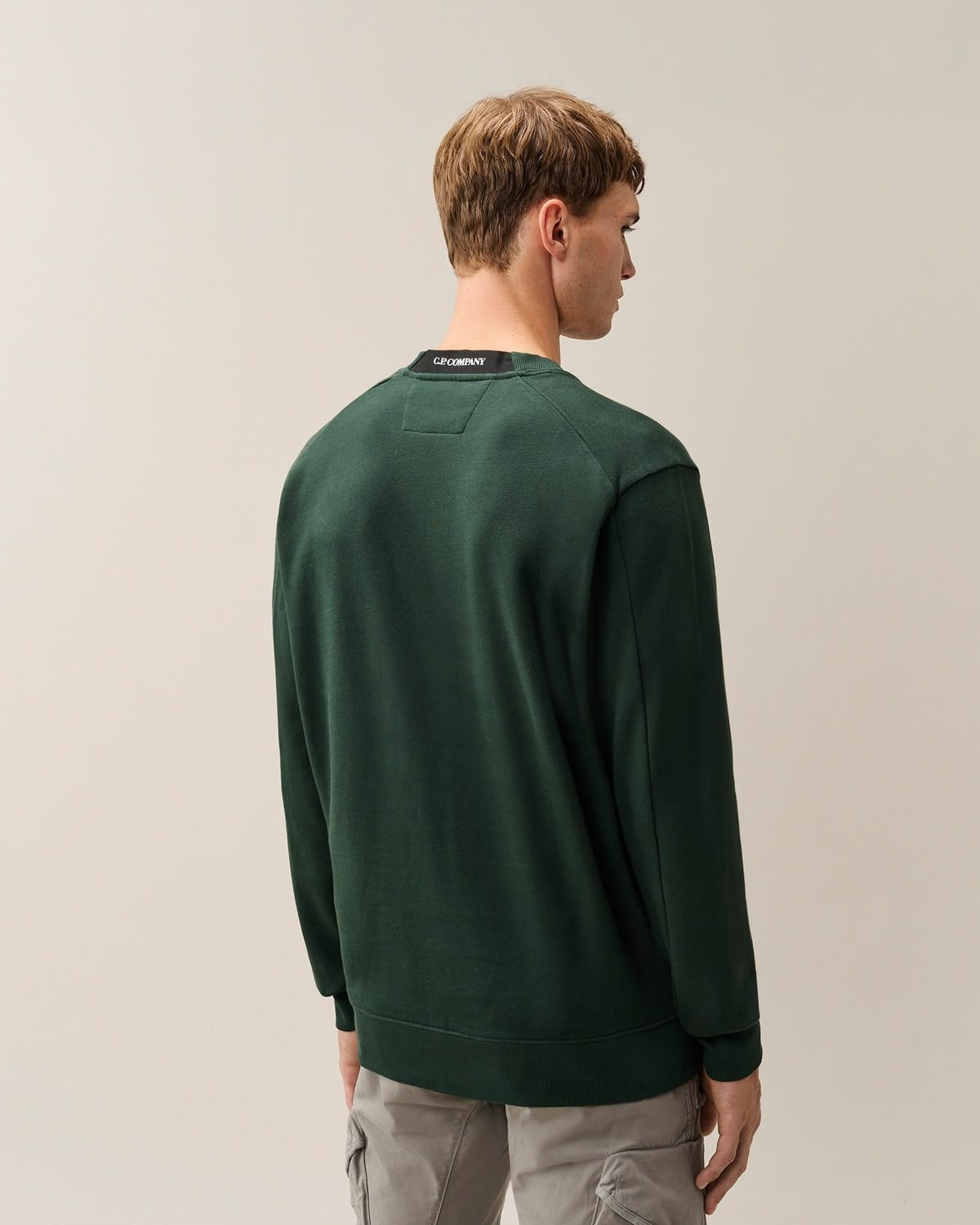 Felpa C.P. Company girocollo "Diagonal Raised" uomo