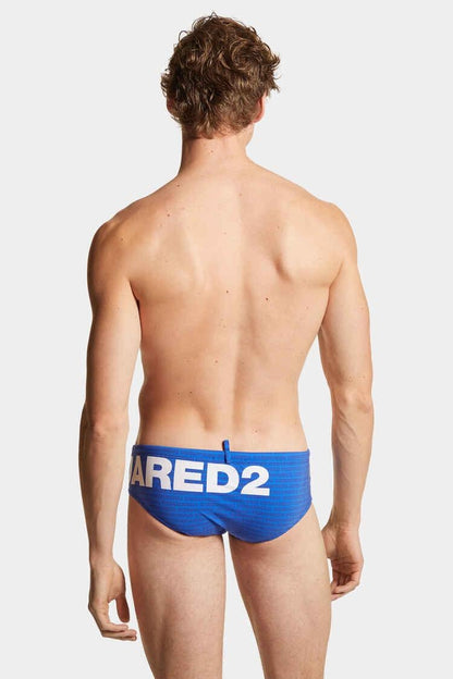 Slip mare Dsquared2 con stampa all-over uomo