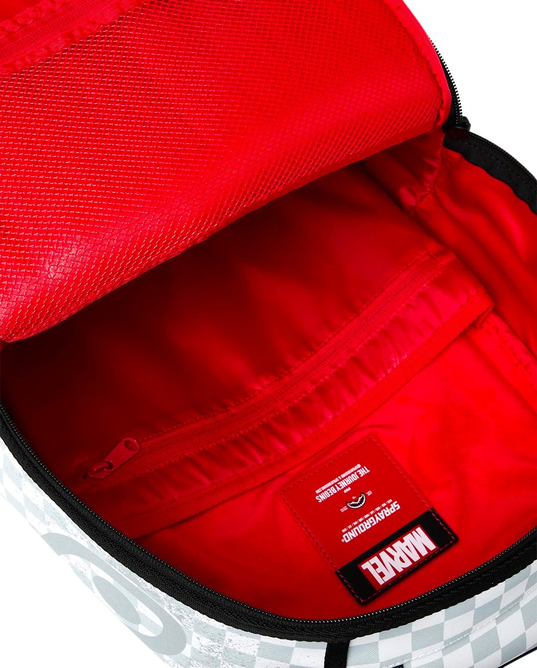 Zaino Sprayground bianco MARVEL  WAKANDA FOREVER WHITE CHECK BACKPACK