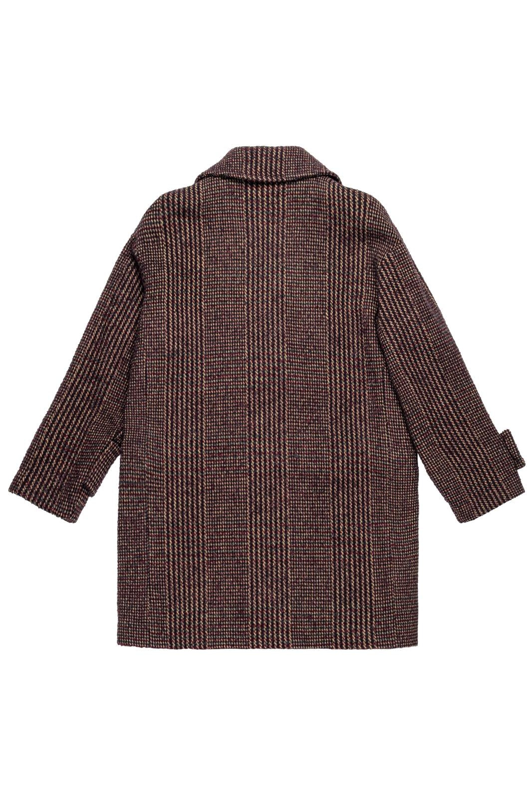 Cappotto Nenette doppio petto in misto lana donna