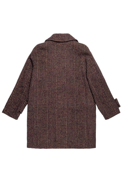 Cappotto Nenette doppio petto in misto lana donna
