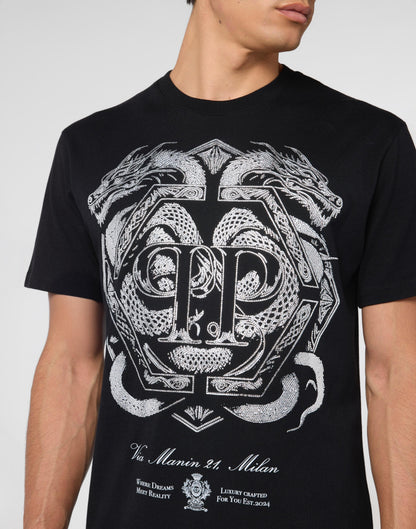 T-Shirt Philipp Plein "Full of Stones Dragon" uomo