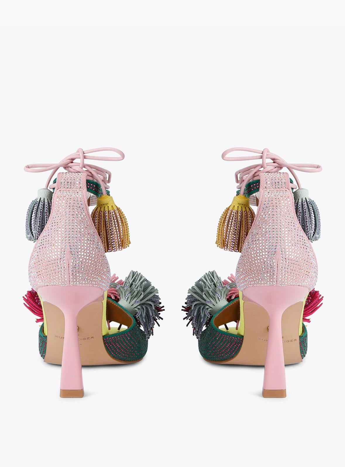 Sandalo Kurt Geiger "Pom Pom Ankle Tie" donna