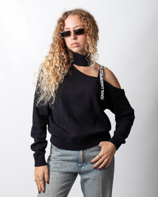 Maglia Karl Lagerfeld con dettaglio cut-out donna