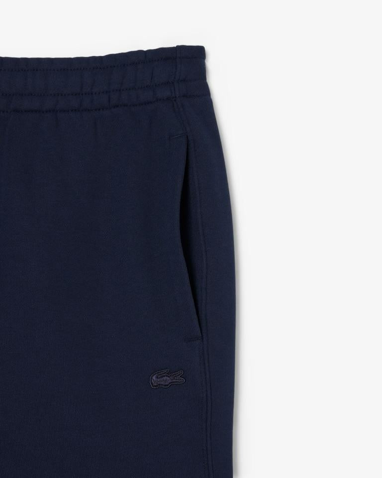 Pantalone Lacoste in felpa con logo tono su tono uomo