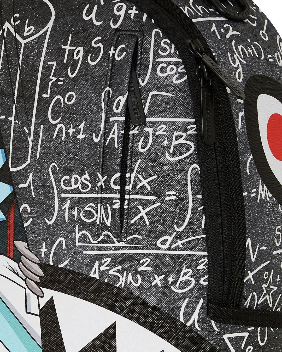 Zaino Sprayground nero Rich and Morty reveal backpack