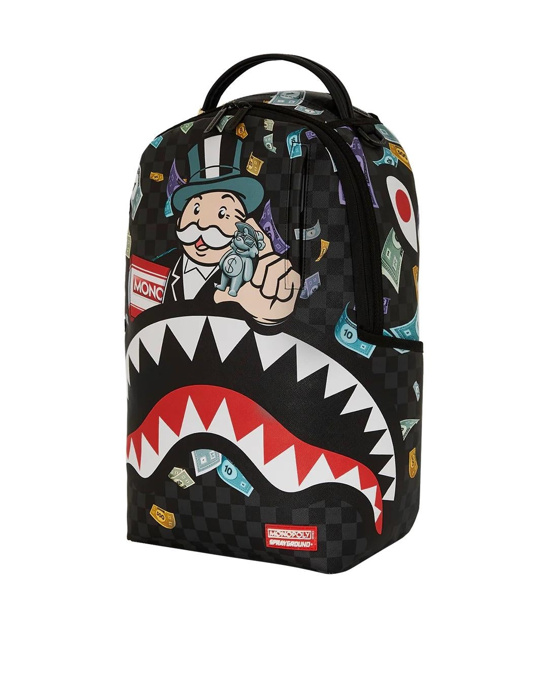 Zaino Sprayground nero Monopoly x Sprayground character dlxsv backpack