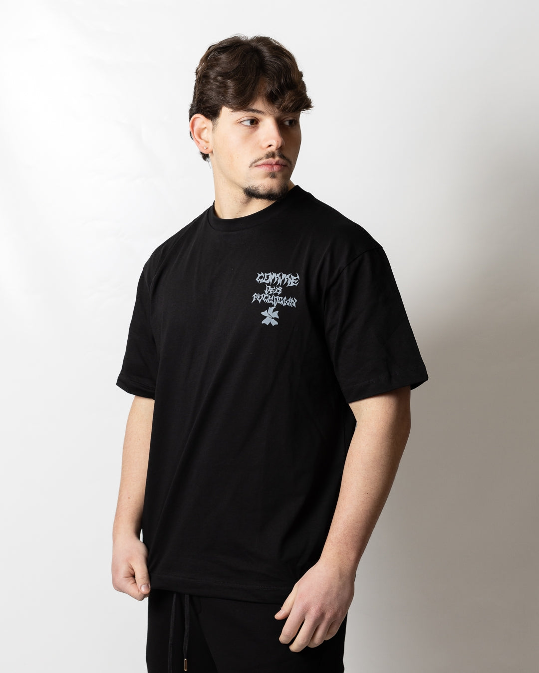 T-Shirt Comme des Fuckdown con stampa uomo