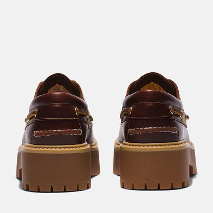 Scarpa Timberland da barca con plateau stone street