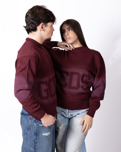 Maglia GCDS in lana con stampa e logo