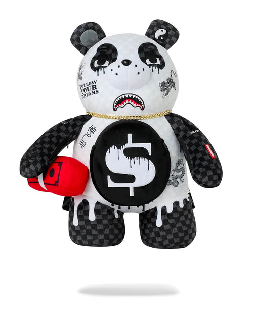 Zaino Sprayground orsetto bianco DRIPPY PANDA MONEYBEAR BACKPACK