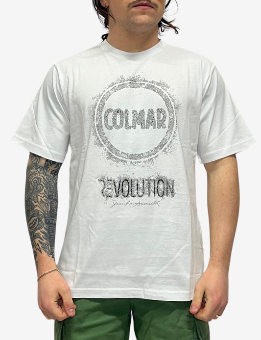 T-Shirt Colmar con stampa effetto spray uomo