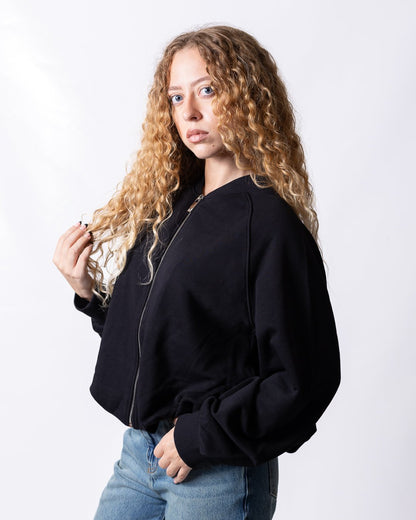 Felpa Richmond X full zip con logo "Richmond X" in strass e ricami
