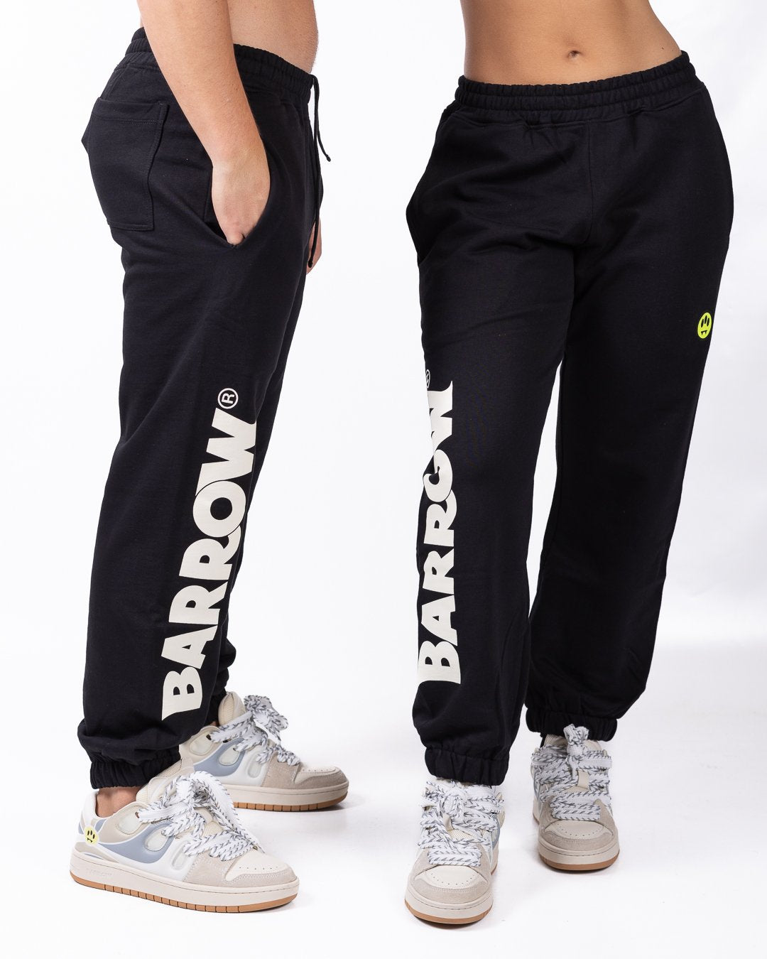Pantalone Barrow in felpa con bande a contrasto