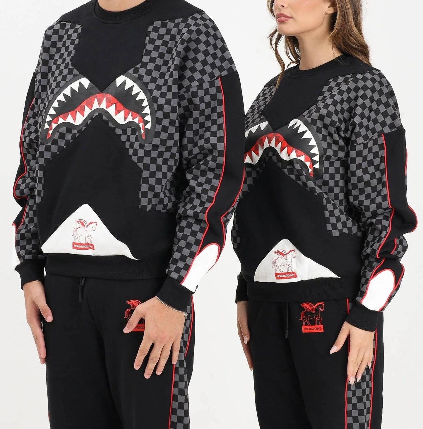 Felpa Sprayground girocollo "Triple decker Heir"