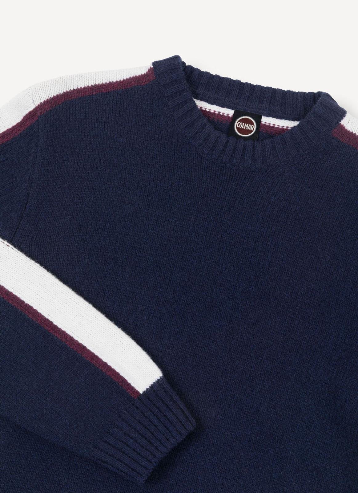 Maglia Colmar in lana con logo in rilievo