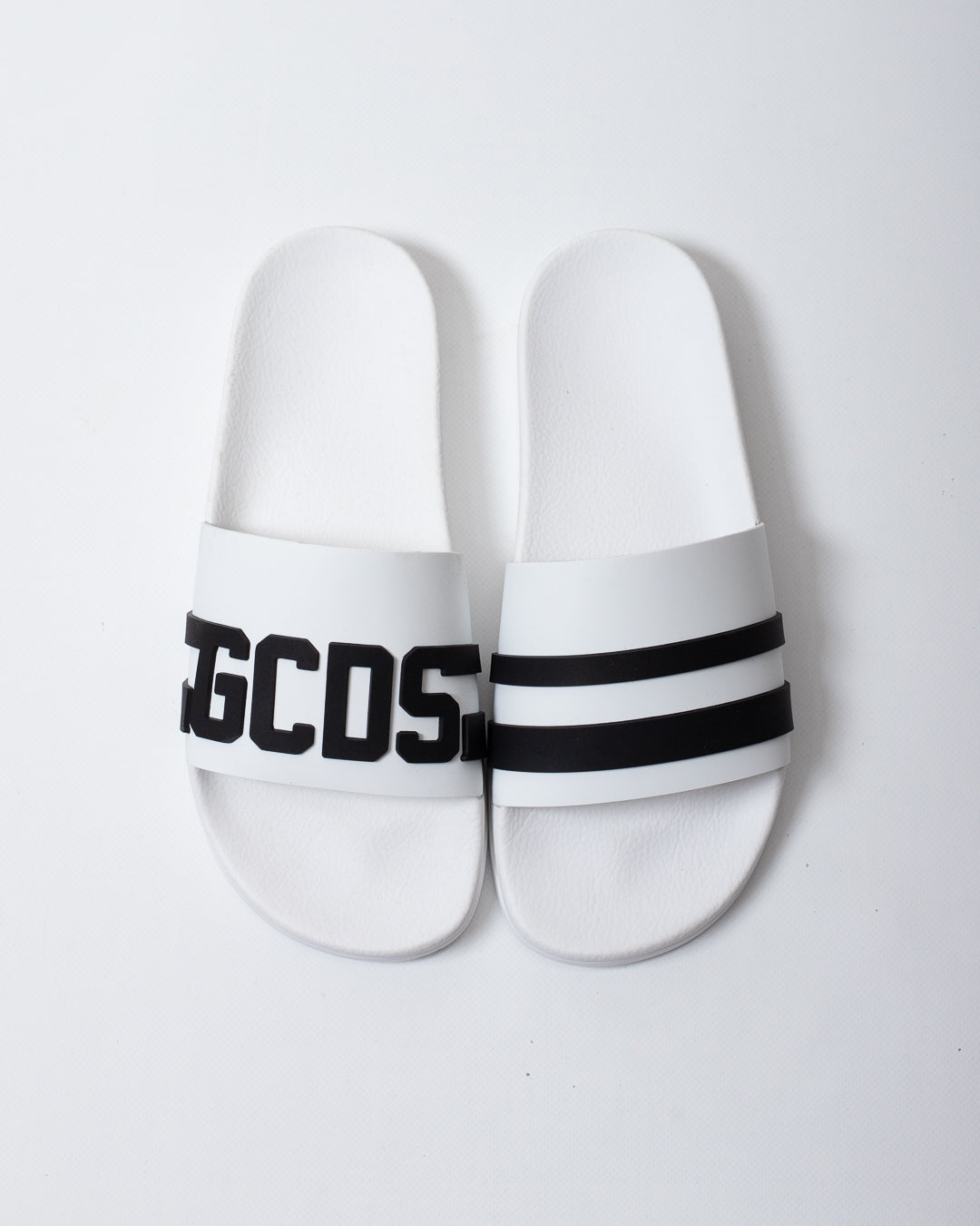 Ciabatte GCDS in gomma con logo in rilievo uomo