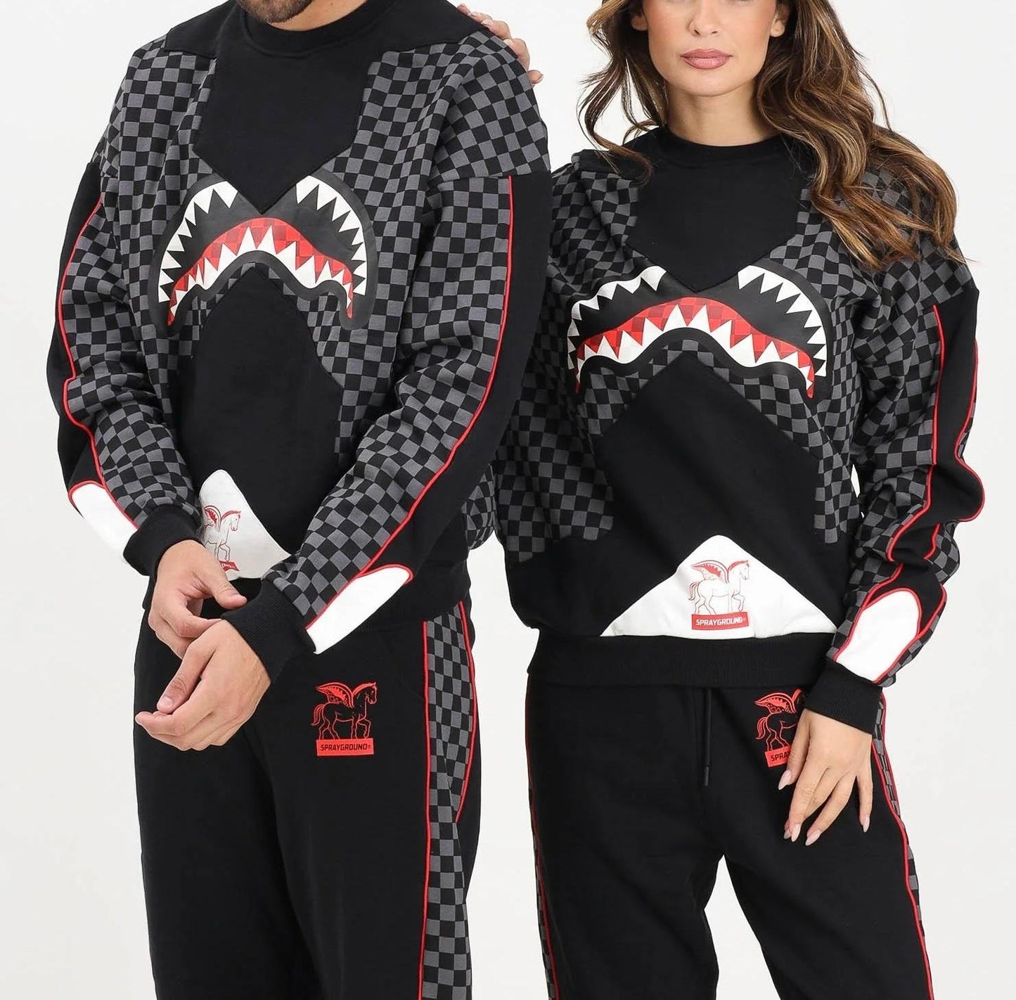 Felpa Sprayground girocollo "Triple decker Heir"