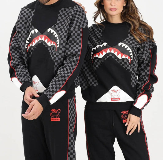 Felpa Sprayground girocollo "Triple decker Heir"