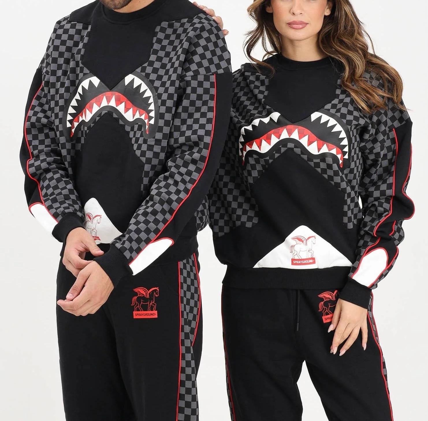 Felpa Sprayground girocollo "Triple decker Heir"
