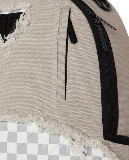 Zaino Sprayground bianco CREAM DENIM TEAR SHARK BACKPACK