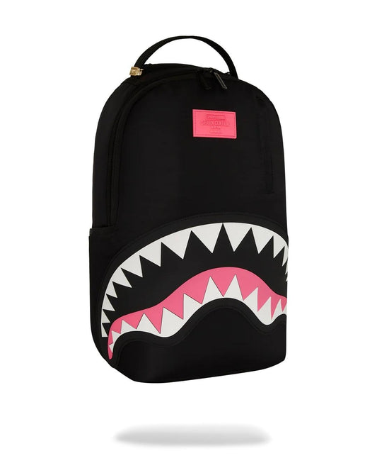 Zaino Sprayground nero Shark central nylon black pink backpack