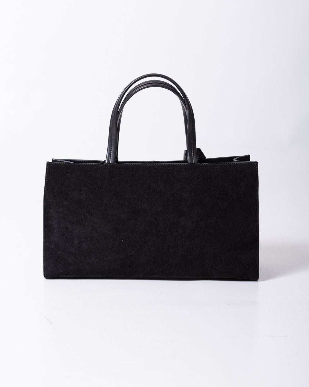 Borsa John Richmond in pelle di vitello scamosciata con dettaglio zip