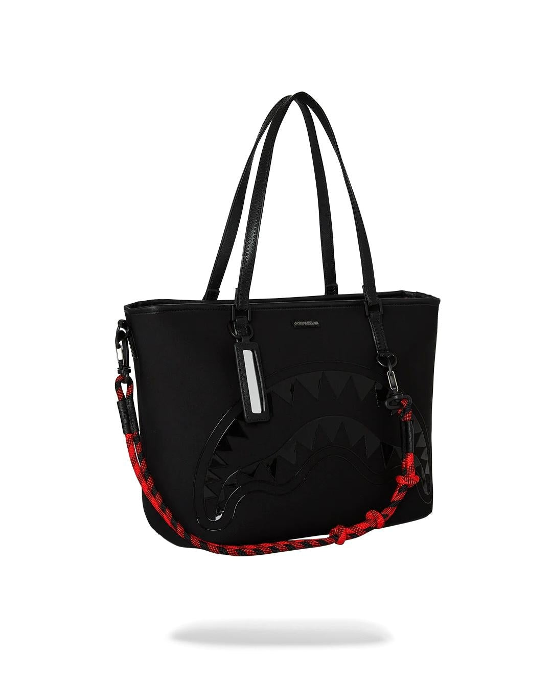 Borsa Sprayground nero Shark central kyushu muntain tote