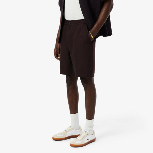 Bermuda Lacoste in misto lino uomo