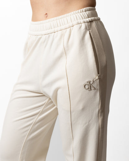 Pantalone Calvin Klein in felpa con zip donna