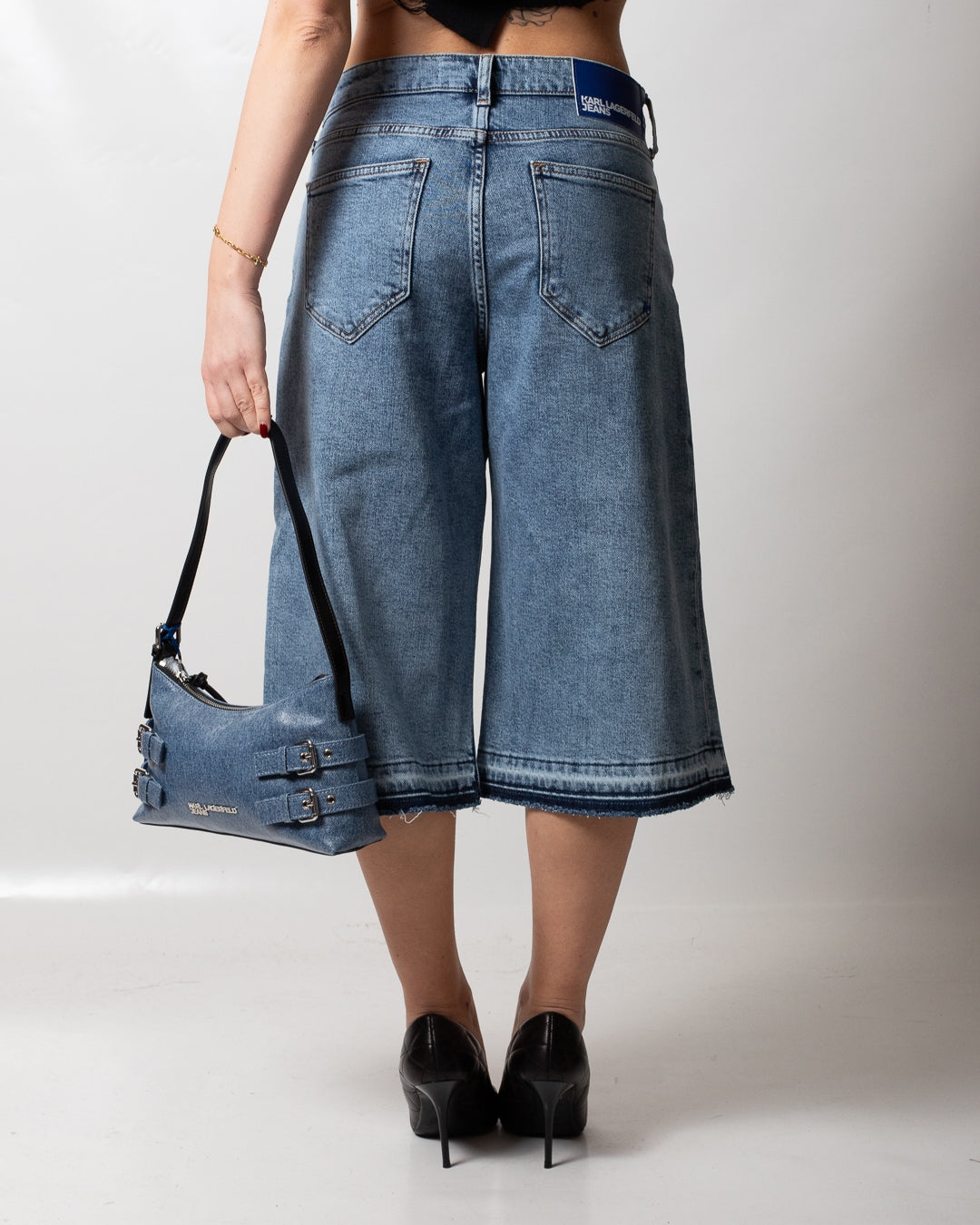Short Karl Lagerfeld Jeans in denim donna