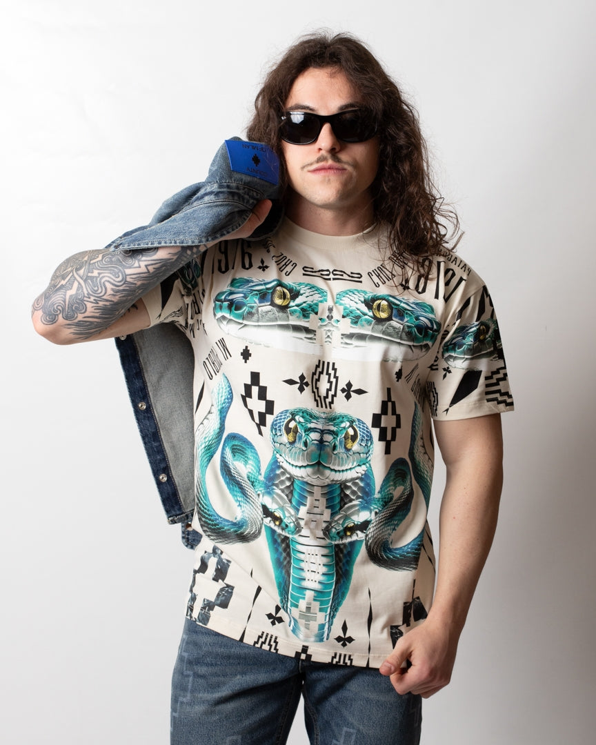 T-Shirt Marcelo Burlon "Patagonia" uomo