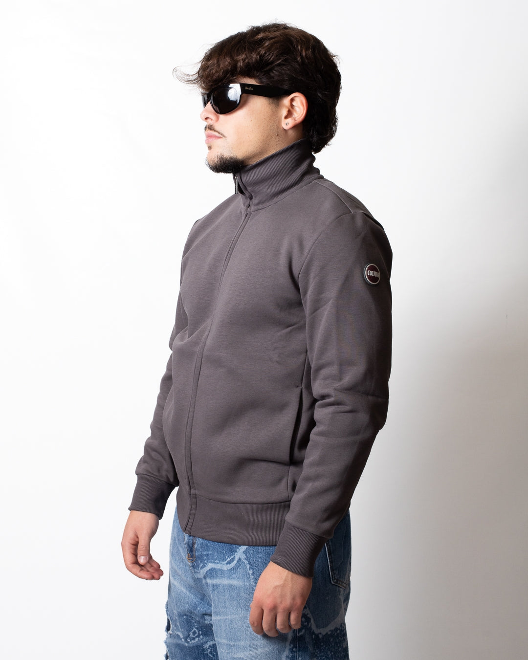 Felpa Colmar fullzip a collo alto "Modish" uomo