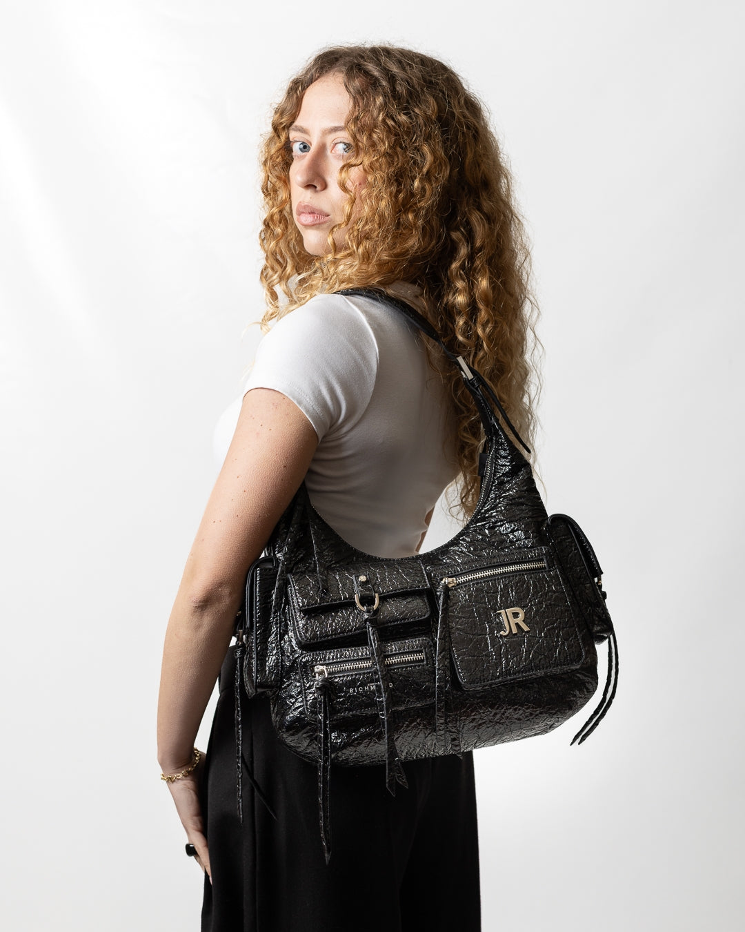 Borsa John Richmond in ecopelle con tasche donna