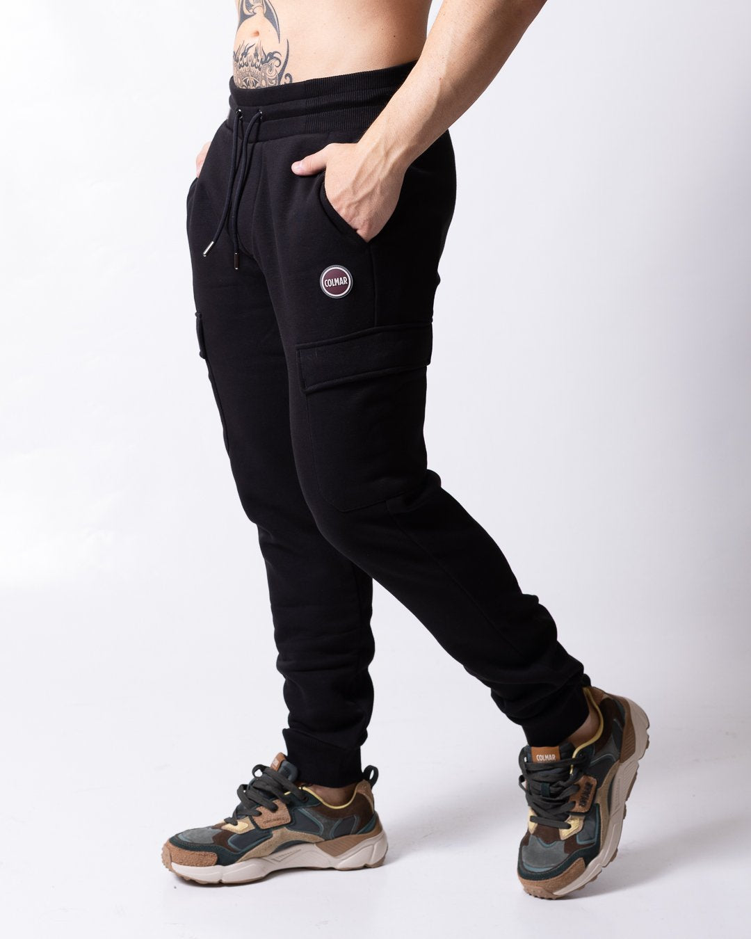 Pantalone Colmar cargo in felpa uomo
