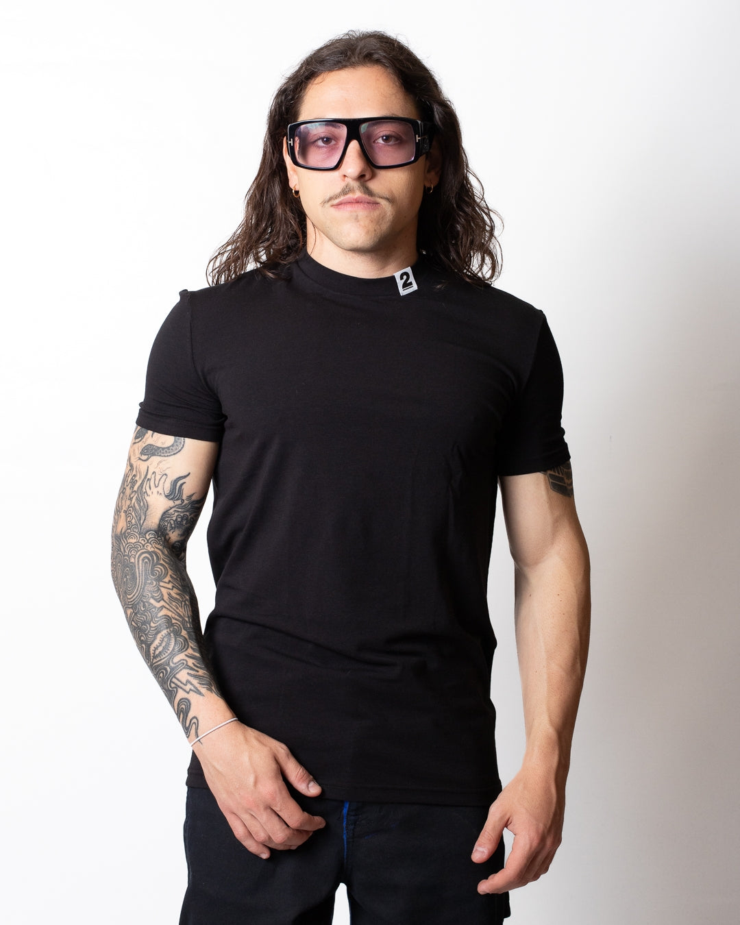 T-Shirt Dsquared2 con etichetta logata uomo