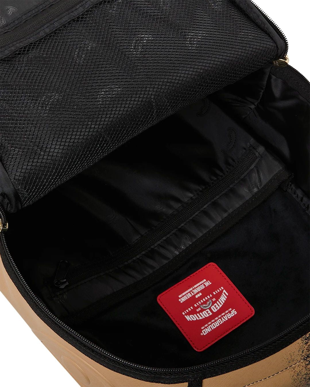 Zaino Sprayground marrone "Henny spritz backpack" 