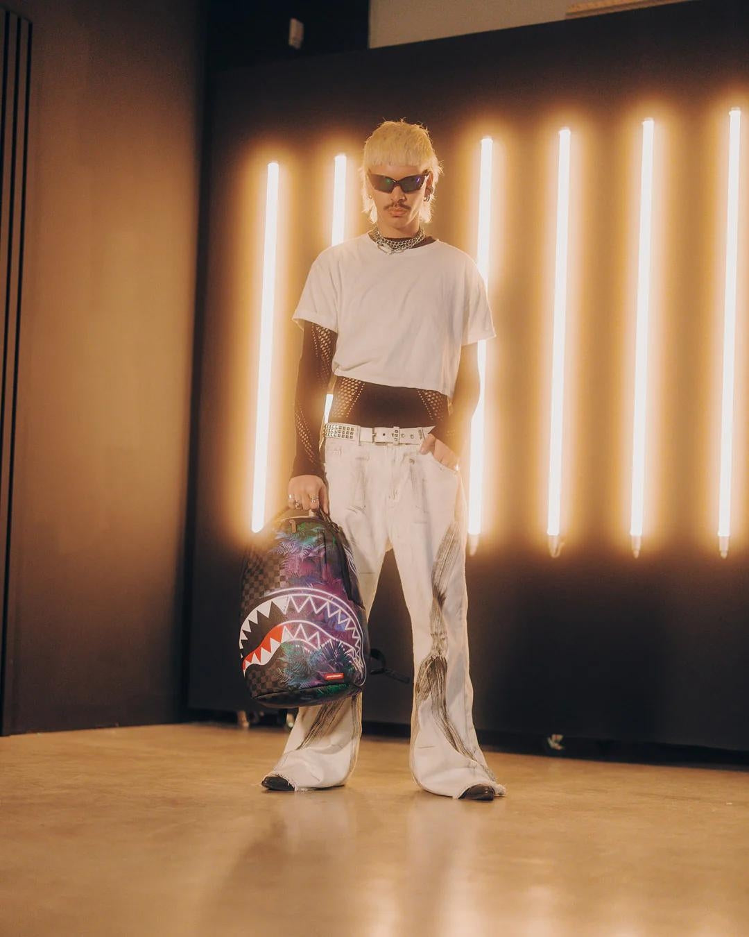 Zaino Sprayground nero Treehouse party  dlxsv backpack