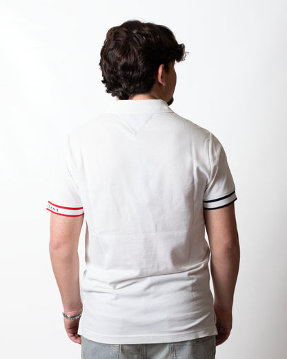 Polo Tommy Jeans con bordi a contrasto uomo