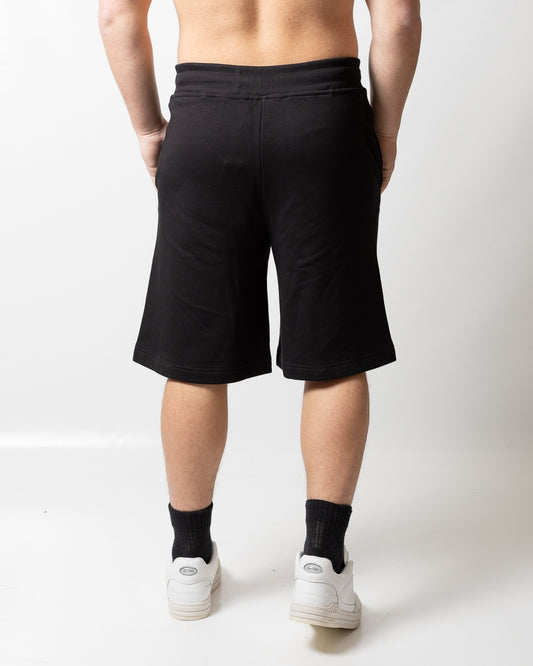 Bermuda Versace Jeans Couture in felpa "V-Emblem Patch" uomo