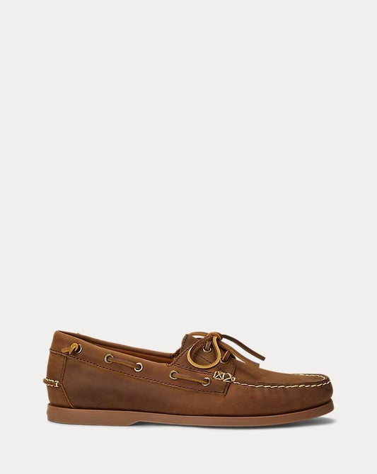 Mocassini Polo Ralph Lauren "Merton Boat" in camoscio uomo