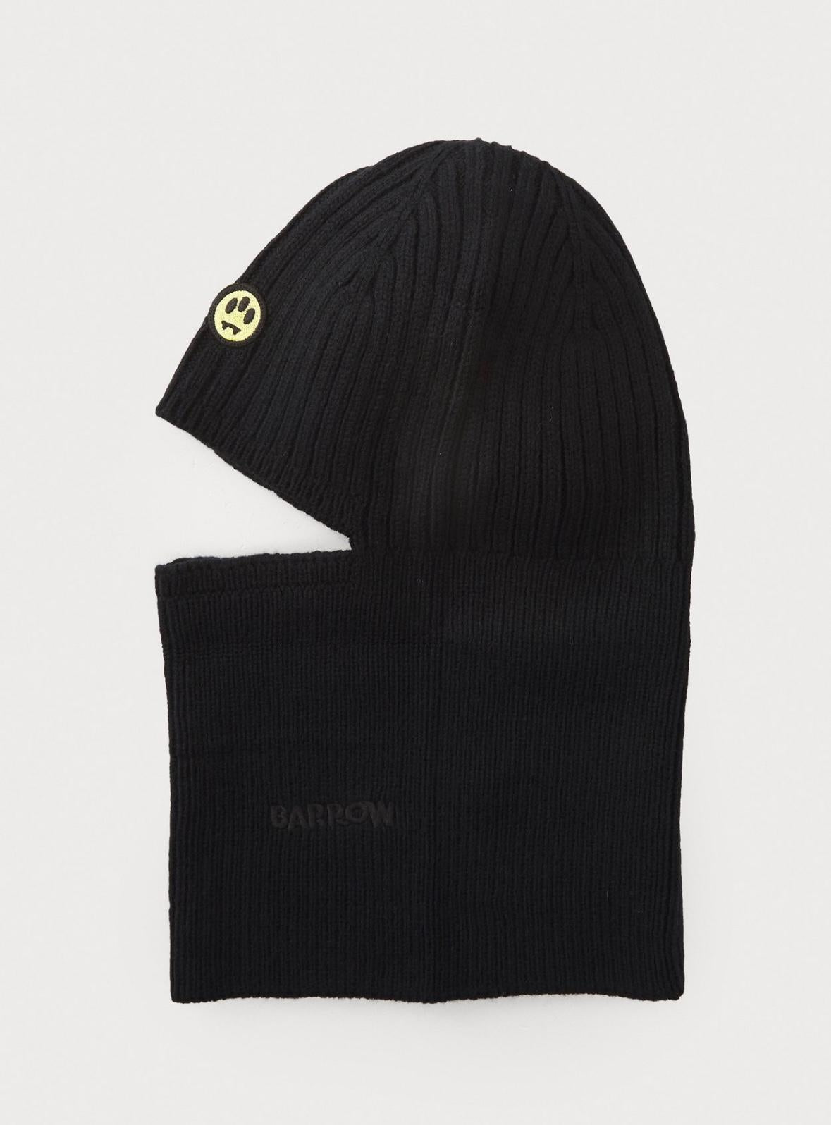 Balaclava Barrow in costina con logo ricamato