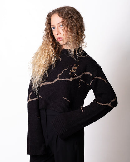 Maglia Richmond X in misto lana con ciondoli donna