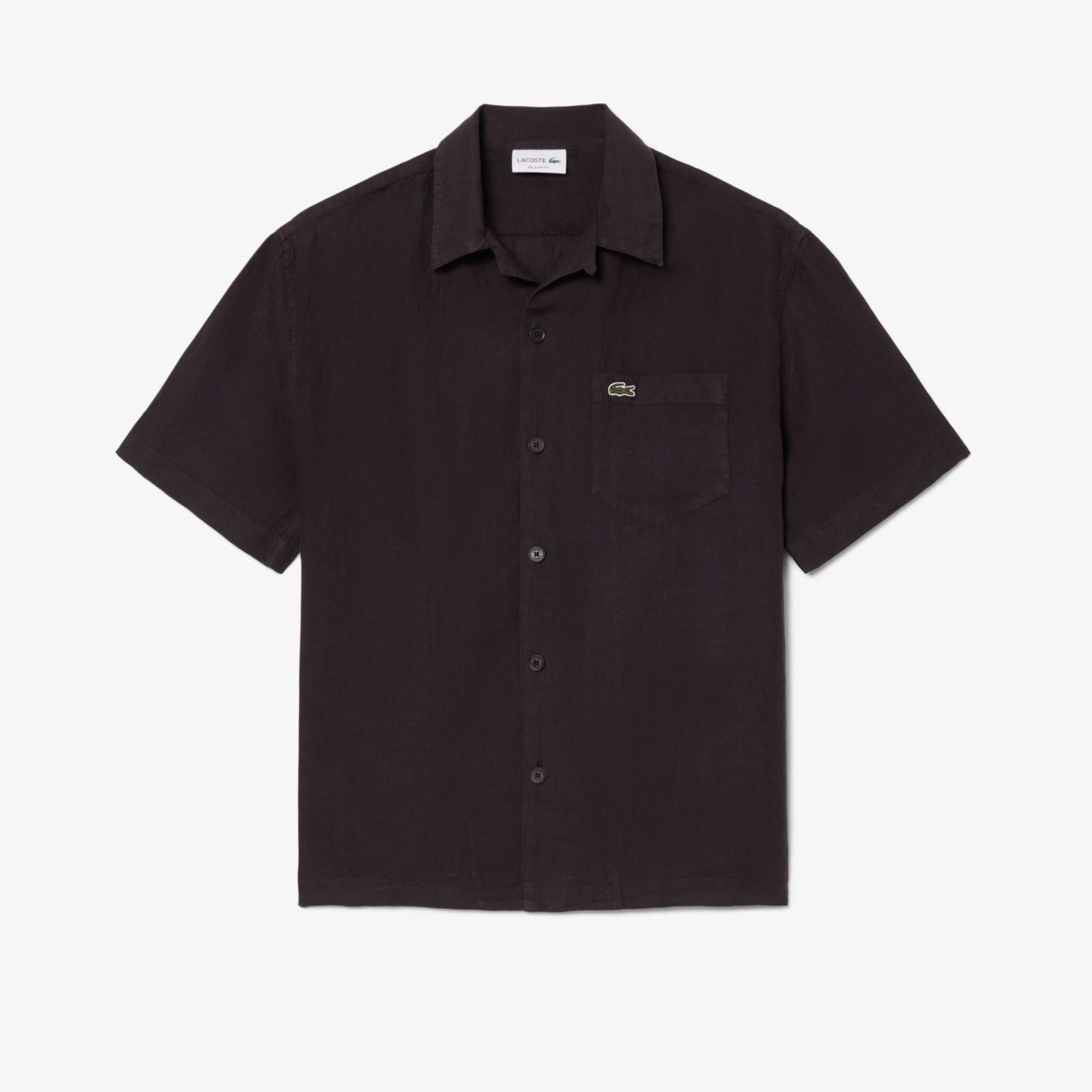 Camicia Lacoste relaxed in lino uomo