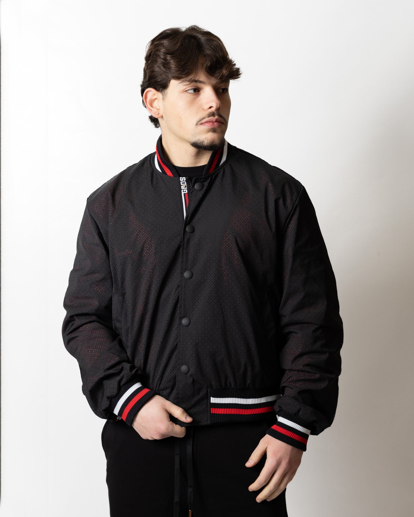 Giubbotto GCDS Essentials bomber "Logo Tape" uomo