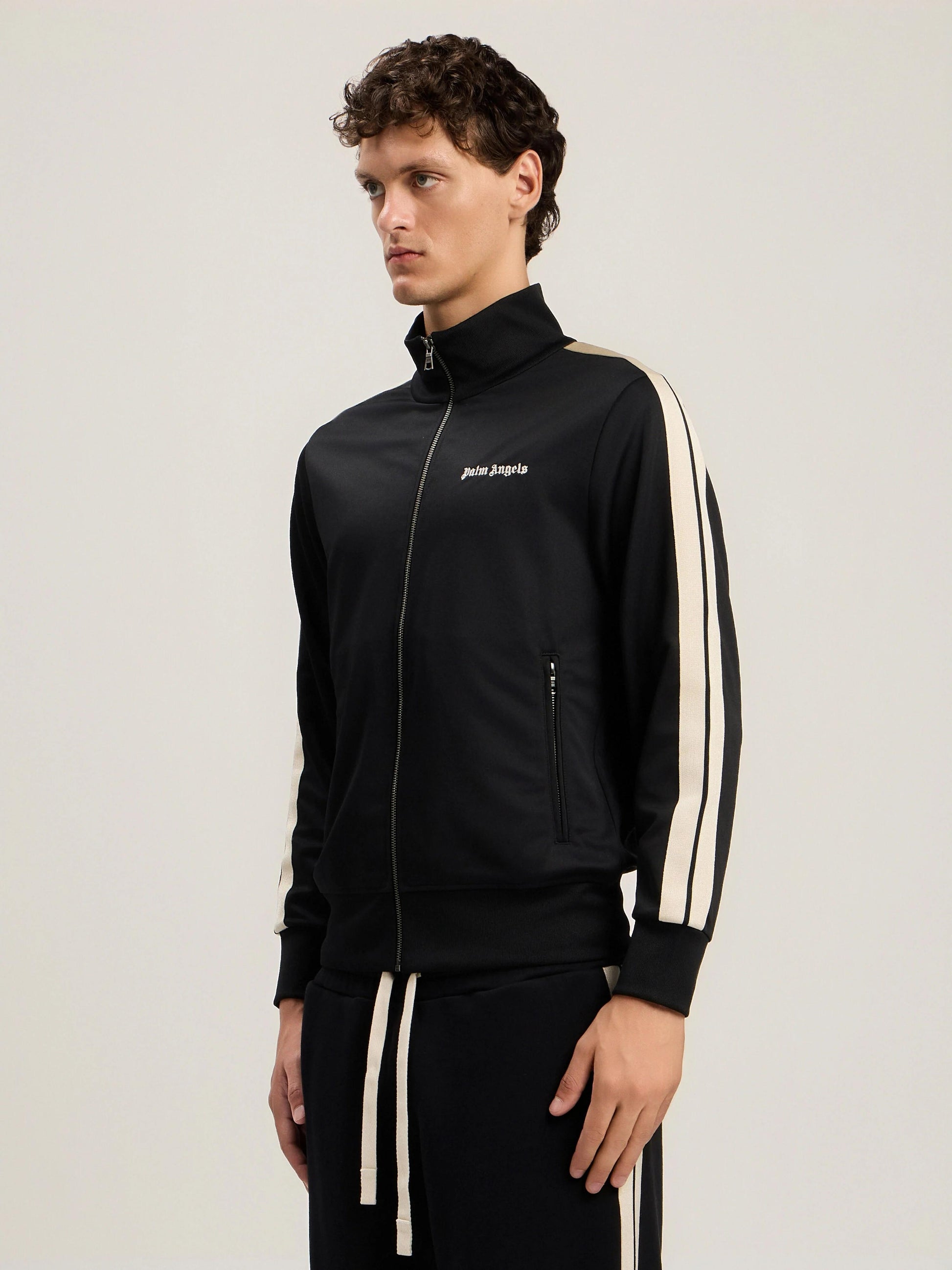 Felpa Palm Angels fullzip "Classic Logo" uomo