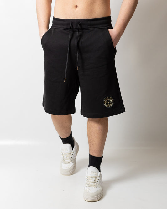 Bermuda Versace Jeans Couture in felpa "V-Emblem Patch" uomo